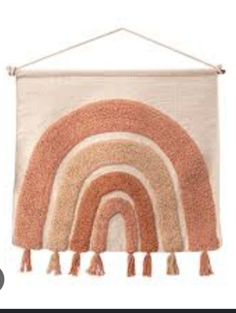 Target Rust and Cream Rainbow Wall Tapestry